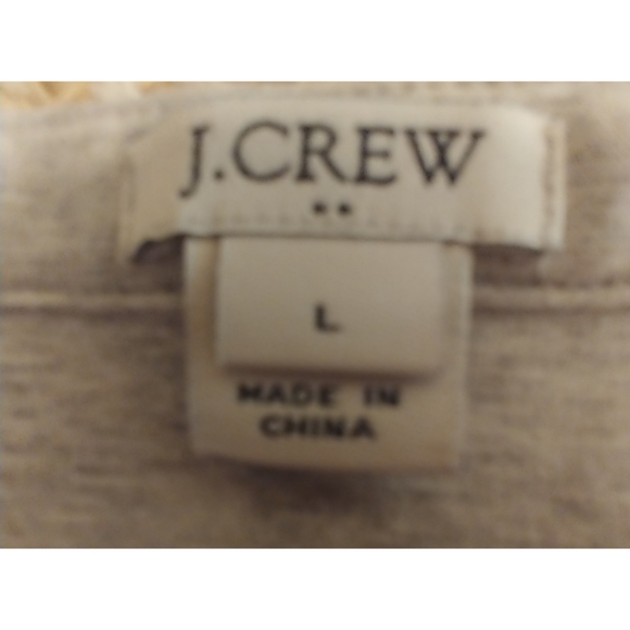 J Crew T Shirt Sheath Dress Gray Large - Picture 3 of 4